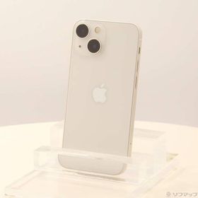 〔中古〕Apple(アップル) iPhone13 mini 128GB スターライト MLJE3J／A SIMフリー〔262-ud〕