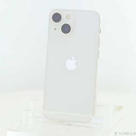 〔中古〕Apple(アップル) iPhone13 mini 128GB スターライト MLJE3J／A SIMフリー〔198-ud〕