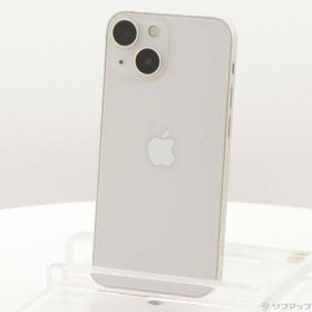 〔中古〕Apple(アップル) iPhone13 mini 128GB スターライト MLJE3J／A SIMフリー〔269-ud〕