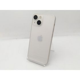 【中古】Apple 国内版 【SIMフリー】 iPhone 13 mini 128GB スターライト MLJE3J/A【新宿2】保証期間１ヶ月【ランクC】