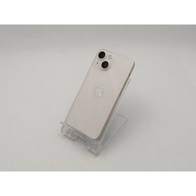 【中古】Apple 国内版 【SIMフリー】 iPhone 13 mini 128GB スターライト MLJE3J/A【ECセンター】保証期間１ヶ月【ランクB】
