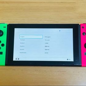 Nintendo Switch 本体 ネオンピンク ネオングリーン