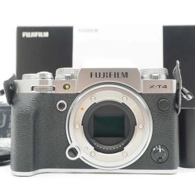 富士フィルム Fujifilm Fuji X-T4 Digital Camera 26mp Silver 11 Shots 元箱 [美品] #Z6671A