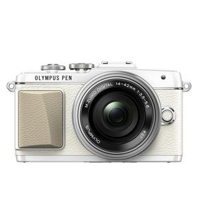【中古】OLYMPUS ミラーレス一眼 PEN E-PL7 14-42mm EZレンズキット ホワイト E-PL7 EZ LKIT WHT