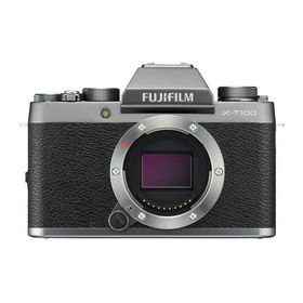 【中古】FUJIFILM ミラーレス一眼 X-T100ダークシルバー X-T100-DS