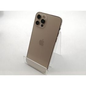 【中古】Apple au 【SIMロック解除済み】 iPhone 12 Pro 128GB ゴールド MGM73J/A【ECセンター】保証期間１ヶ月【ランクB】