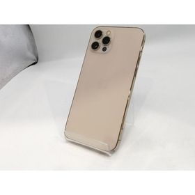 【中古】Apple au 【SIMロック解除済み】 iPhone 12 Pro 128GB ゴールド MGM73J/A【浜松駅前】保証期間１ヶ月【ランクC】