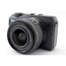 Canon EOS M レンズキット ブラック 美品 SDカード ストラップ付 動作確認済み 1ヶ月保証付 小型軽量 ミラーレス