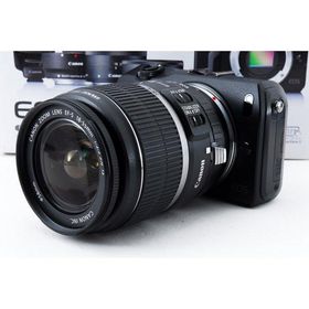 Canon EOS M レンズキット ブラック 美品 ストラップ付 動作確認済み 1ヶ月保証付 小型軽量 ミラーレス