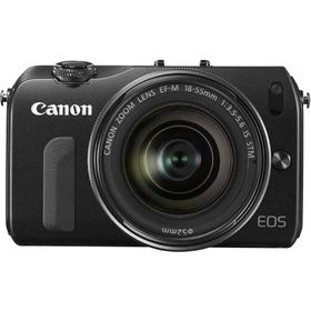 Canon EOS M レンズキット ブラック 良品 動作確認済み 1ヶ月保証付 小型軽量 ミラーレス