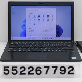 VAIO VJPG11C11N Core i5 8250U 1.6GHz/8GB/256GB(SSD)/13.3W/FHD(1920x1080)/Win11 【中古】