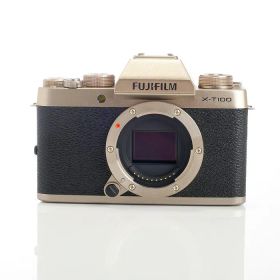 【中古】(フジフイルム) FUJIFILM X-T100 ボディ シャンパンゴールド