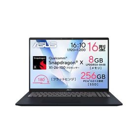 ★ASUS Vivobook 16 X1607QA-PU85W[16型 | WUXGA | Snapdragon X | 8GB | 256GB | 11 Home | クワイエットブルー]