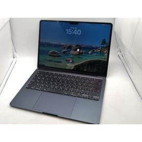 【中古】Apple MacBook Air 13インチ M2(CPU:8C/GPU:8C) 8GB/256GB ミッドナイト MLY33J/A (M2,2022)【OSU301】保証期間１ヶ月【ランクC】