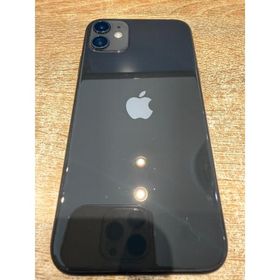 【中古正常品】iPhone11 64GB ブラック SIMフリー MHDA3J/A A477