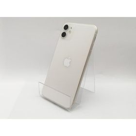 【中古】Apple au 【SIMロック解除済み】 iPhone 11 64GB ホワイト MWLU2J/A【津田沼】保証期間１ヶ月【ランクC】