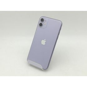 【中古】Apple au 【SIMロック解除済み】 iPhone 11 64GB パープル MWLX2J/A【神戸】保証期間１ヶ月【ランクC】