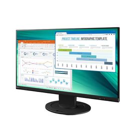 EIZO ≪FlexScan≫ 23.8インチカラー液晶モニター(1920x1080 DisplayPort(HDCP 1.3)、HDMI(HDCP1.4)、DVI D(HDCP 1.1)、D Sub 15 ピン(ミニ) ブラック)