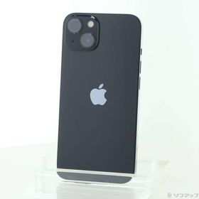 〔中古〕Apple(アップル) iPhone13 128GB ミッドナイト MLNC3J／A SIMフリー〔377-ud〕