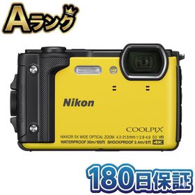【整備済み品】 Nikon COOLPIX W300 YW クールピクス イエロー 防水 耐衝撃 デジタルカメラ ニコン 4K動画 180日保証