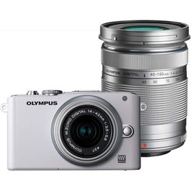 OLYMPUS E-PL3 ダブルズームキット ホワイト 良品 動作確認済み 1ヶ月保証付 高性能