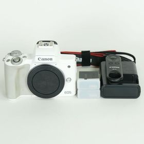 [並品 | バッテリー2個付] Canon EOS Kiss M2 [ボディ ホワイト] | Canon EF-Mマウント