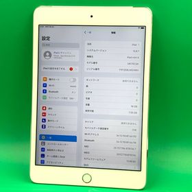 ★美品 iPad mini 第4世代 Wi-Fi+Cellular 16GB シルバー H3