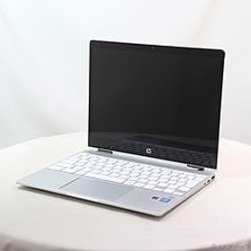 Chromebook x360 12b-ca0002TU 8MD65PA-AAAA セラミックホワイト&ナチュラルシルバー ［Pentium Silver N5000 (1.1GHz)／4GB／eMM