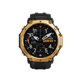 Amazfit sp170078-C238 T-Rex 3 Pro 48mm スマートウォッチ MIL規格準拠 10ATM防水 ブラックゴールド
