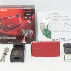 FUJIFILM フジフィルム FinePix Z900EXR コンパクトデジタルカメラ レッド 元箱付 260727e