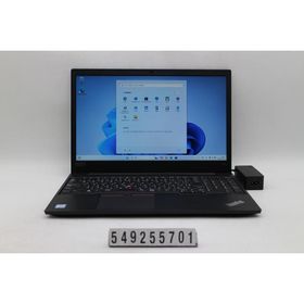 ノートパソコン Lenovo ThinkPad E580 Core i5 8250U 1.6GHz/8GB/256GB(SSD)/15.6W/FWXGA(1366x768)/Win11 パーム割れあり