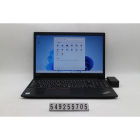 ノートパソコン Lenovo ThinkPad E580 Core i5 8250U 1.6GHz/8GB/256GB(SSD)/15.6W/FWXGA(1366x768)/Win11 画面シミあり