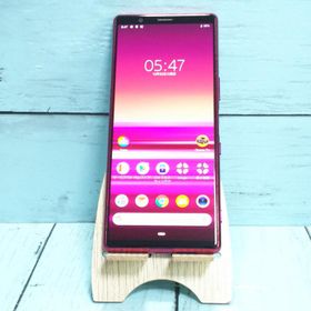 au Xperia5 SOV41 レッド 本体 白ロム SIMロック解除済み SIMフリー 615264