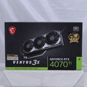 中古 MSI GeForce RTX 4070 Ti VENTUS 3X 12G OC (RTX4070Ti 12GB) 154205 状態： B:良品