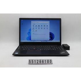 ノートパソコン Lenovo ThinkPad E590 Core i5 8265U 1.6GHz/8GB/128GB(SSD)/15.6W/FWXGA(1366x768)/Win11