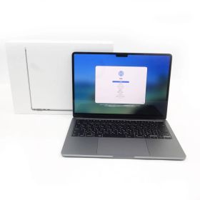 Apple MacBook Air Liquid Retinaディスプレイ 13.6インチ MLXW3J/A スペースグレイ メモリ8GB/SSD256GB 充放電回数：39回 ※中古美品