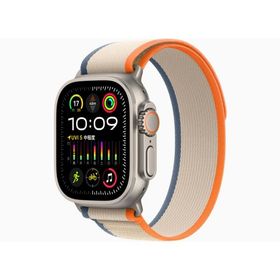 『新品』Apple(アップル)Apple Watch Ultra 2 GPS+Cellularモデル 49mm オレンジ/ベージュトレイルループ S/M [MRF13J/A]
