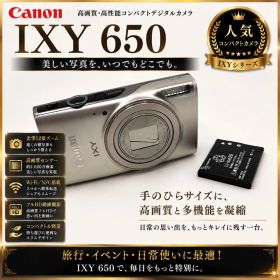 Canon キャノン IXY650 コンパクトデジタルカメラ シルバー