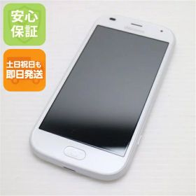 【中古】 新品同様 F-42A らくらくスマートフォン ホワイト 安心保証 即日発送 スマホ 白ロム 富士通 土日祝発送OK