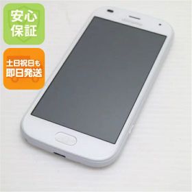 【中古】 新品同様 F-42A らくらくスマートフォン ホワイト 安心保証 即日発送 スマホ 白ロム 富士通 土日祝発送OK