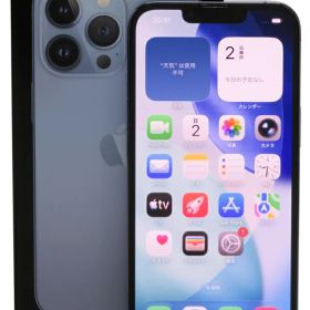 【Apple】アップル『iPhone 13 Pro / 6.1inch / 128GB / SIMロック解除済 au / シエラブルー』MLUK3J/A 2021年9月発売 スマートフォン 1週間保証【中古】