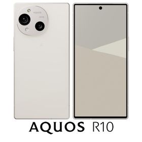 SHARP(シャープ) AQUOS(アクオス) R10(12GB/ 512GB) カシミヤホワイト(SIMフリー版) SH-M31B-W 返品種別B