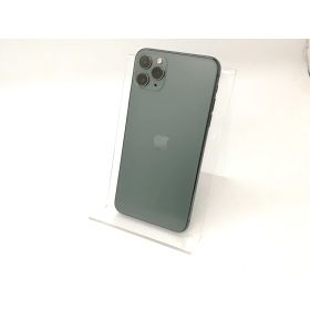 【中古】Apple au 【SIMロック解除済み】 iPhone 11 Pro Max 64GB ミッドナイトグリーン MWHH2J/A【秋葉4号】保証期間1ヶ月【ランクC】