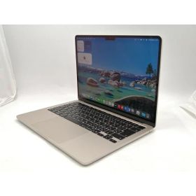 【中古】Apple MacBook Air 13インチ (M4,2025) M4(CPU:10C/GPU:8C) 16GB/256GB スターライト MW0Y3J/A【ECセンター】保証期間1ヶ月【ランクA】