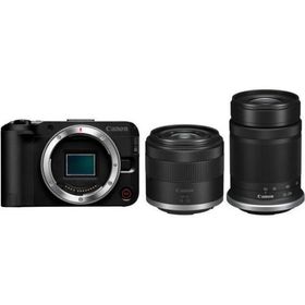 キヤノン デジタルカメラ EOS R50 V ダブルズームキット ブラック 【即日発送】 Canon ミラーレス一眼カメラ デジカメ カメラ
