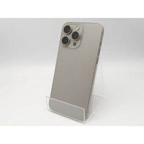 【中古】Apple docomo 【SIMフリー】 iPhone 15 Pro Max 256GB ナチュラルチタニウム MU6R3J/A【ECセンター】保証期間1ヶ月【ランクB】