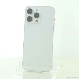 【中古】Apple(アップル) iPhone15 Pro Max 256GB ホワイトチタニウム MU6Q3J／A SIMフリー 【305-ud】