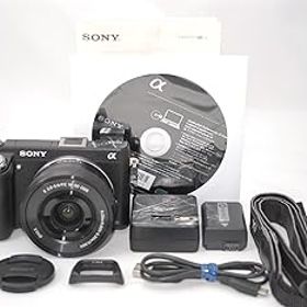 【中古】【39shop】SONY★ミラーレス一眼カメラ α NEX-6ズームレンズキット ブラック NEX-6L/B（良い）