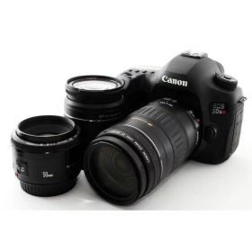 【中古】 キヤノン Canon EOS 5DsR 単焦点&標準&超望遠トリプルレンズセット Wi-Fi付き16GB付き 当店保証30日間 人気 ミラーレス 一眼レフ 交換レンズ カメラ