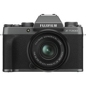 【中古】フジフィルム FUJIFILM X-T200レンズキット ダークシルバー X-T200LK-DS当店保証30日間 人気モデル 高画質 売れ筋